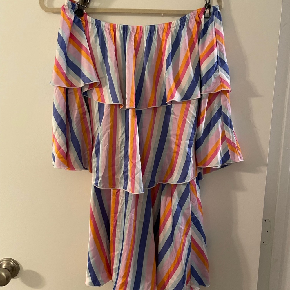 Show Me Your Mumu Tiered Romper Dress